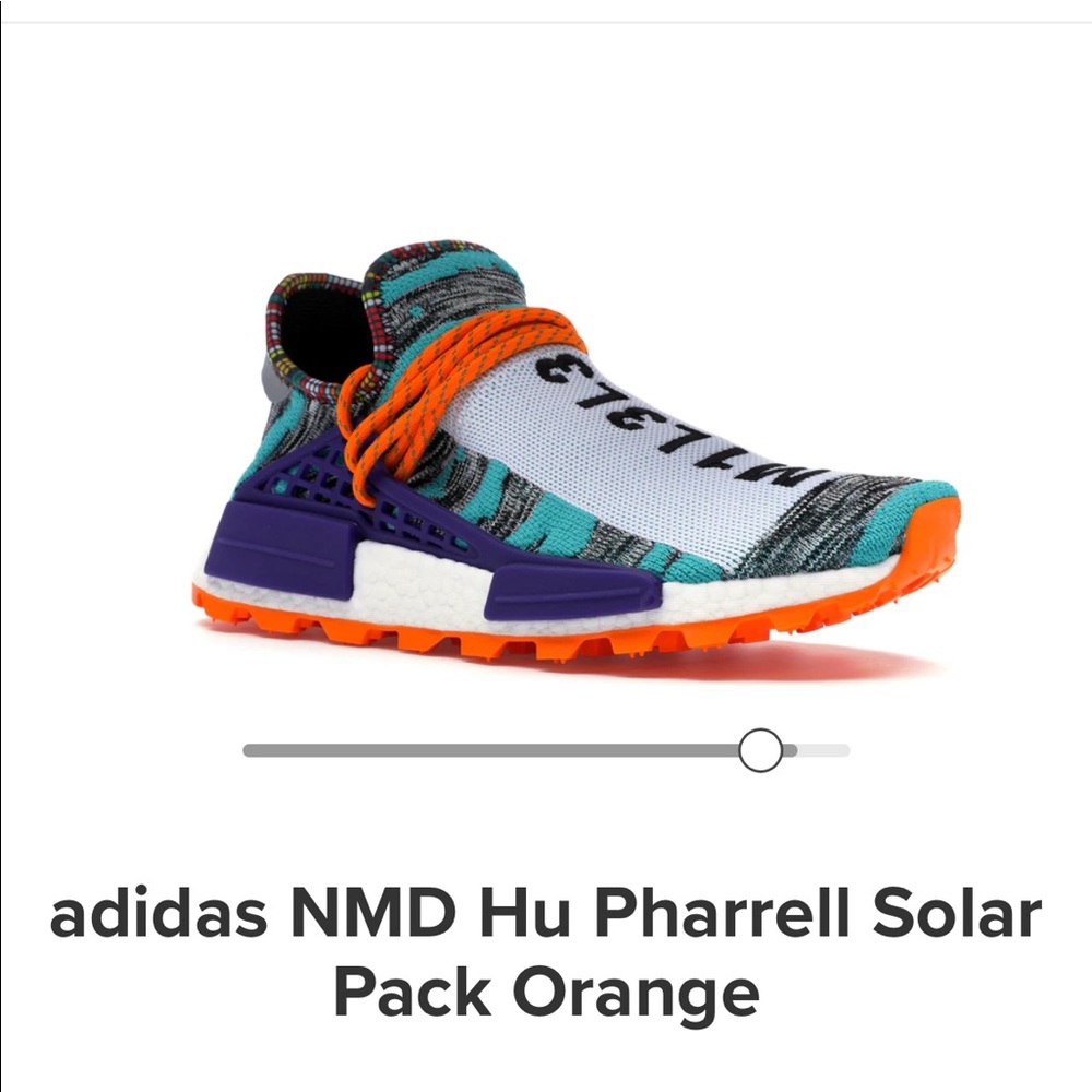 Adidas NMD Hu Pharell Solar pack orange